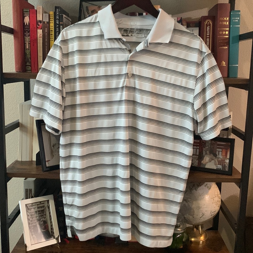 Men’s NikeGolf Dri-Fit Striped Polo